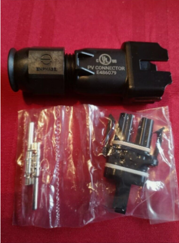 Enphase Q-CONN-10M IQ Inverter Field Wireable MALE Connector Kit